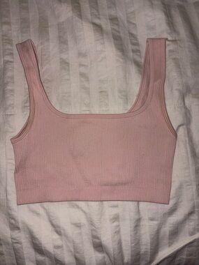 Cotton On - Ribbed Pink Tank
